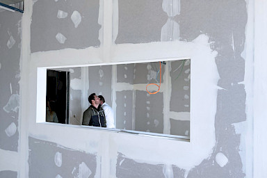 Baustellenbegehung mit Schulung unserer Projektleiter