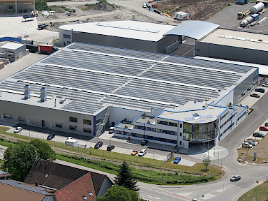 Industriehalle mit großer Produktionsstätte in Friedrichshafen